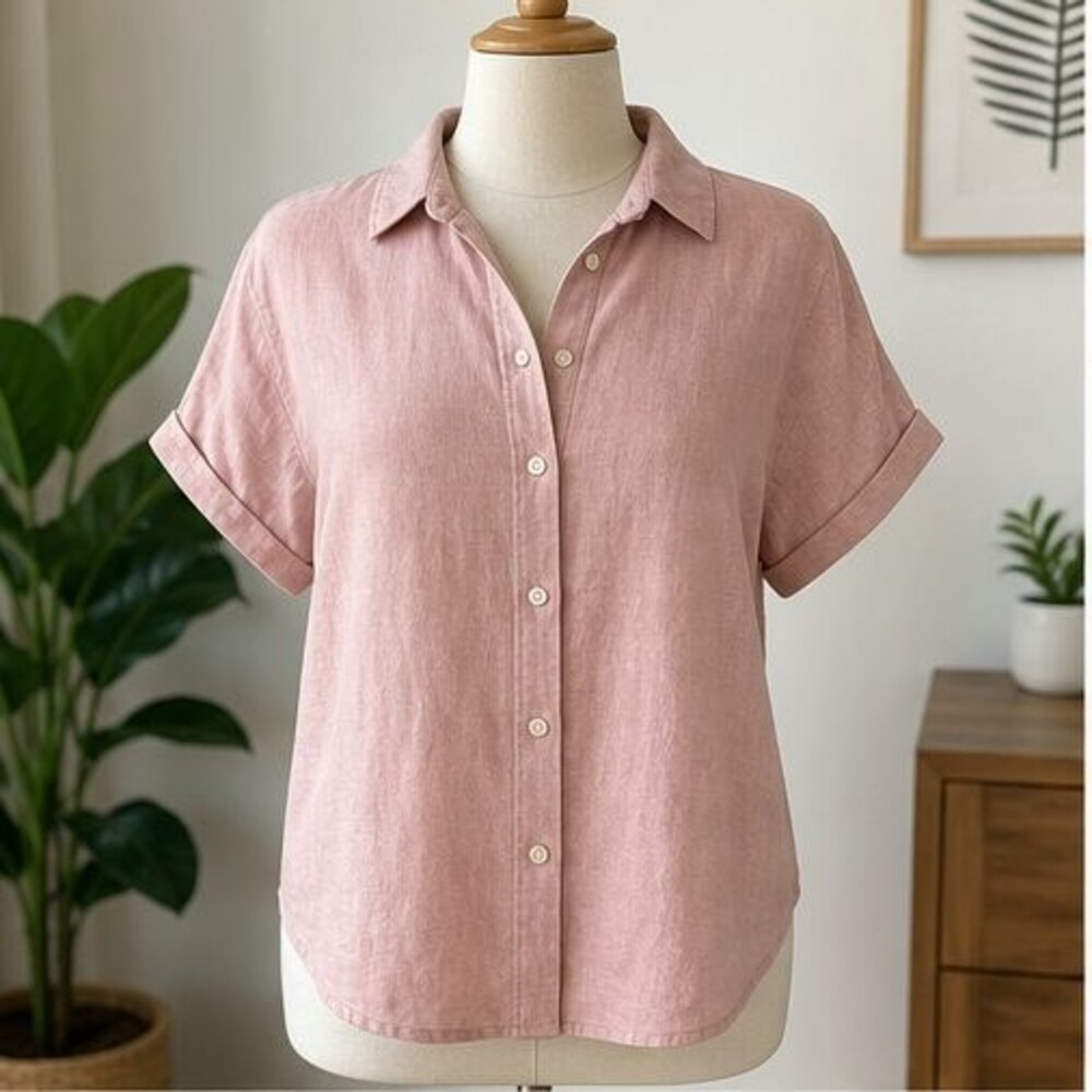 Blush V Neck Top